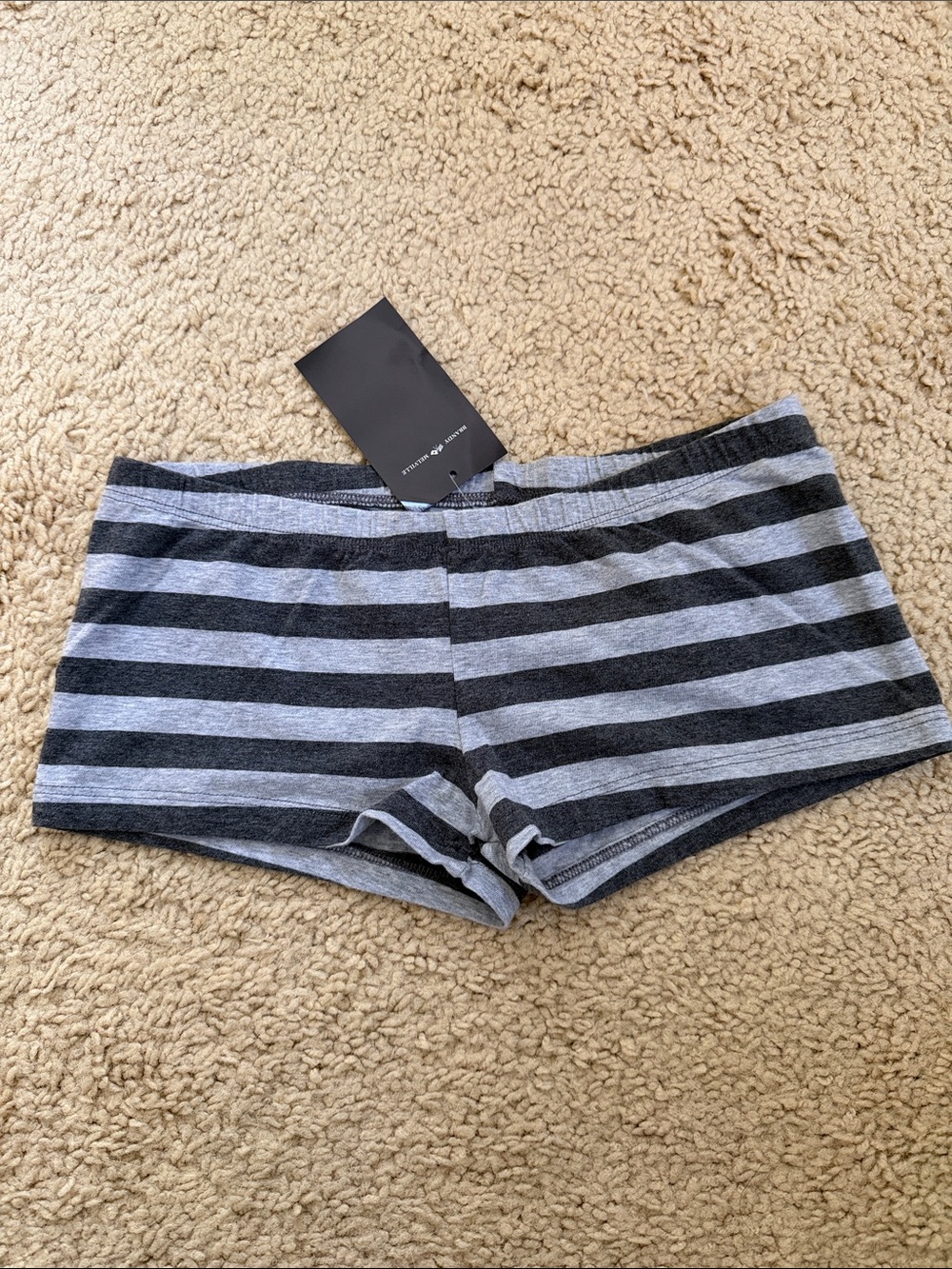 Brandy melville striped boxer shorts underwear